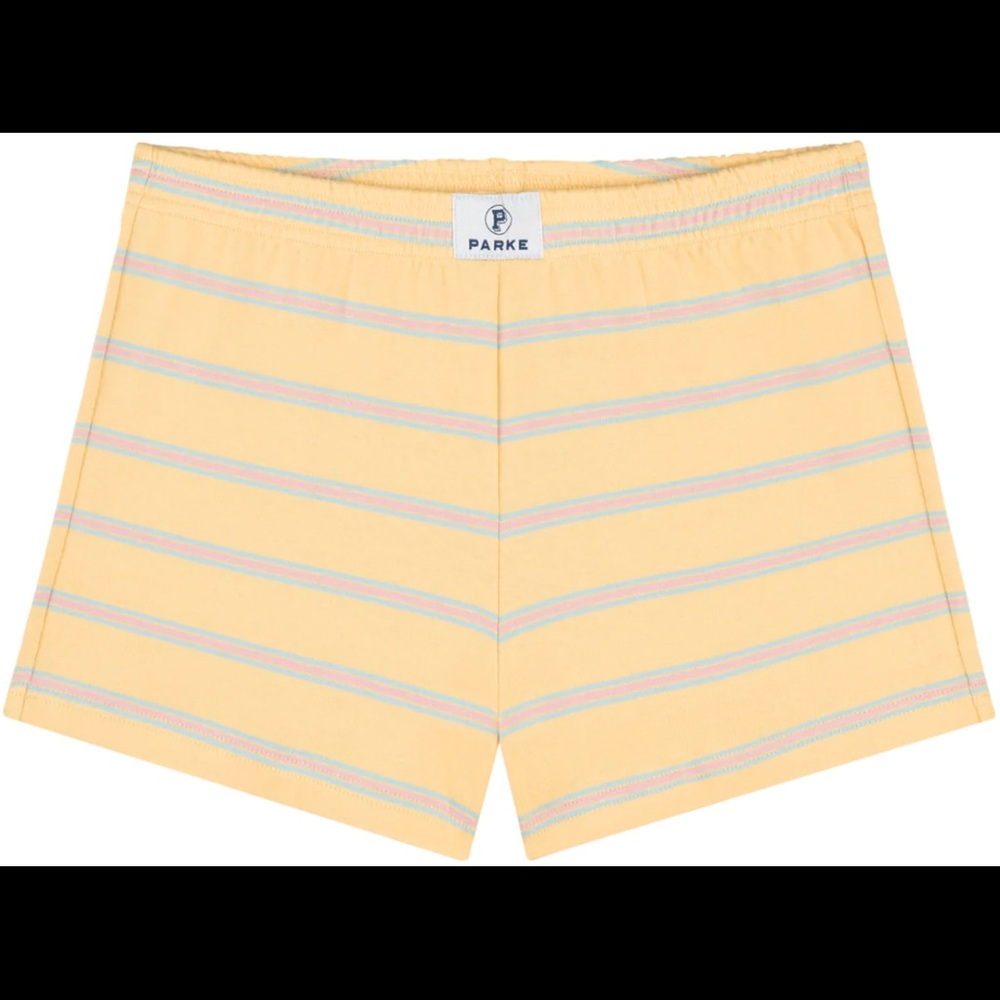 Parke Birthday Stripes Cotton Shorts Size Large - Picture 4 of 11